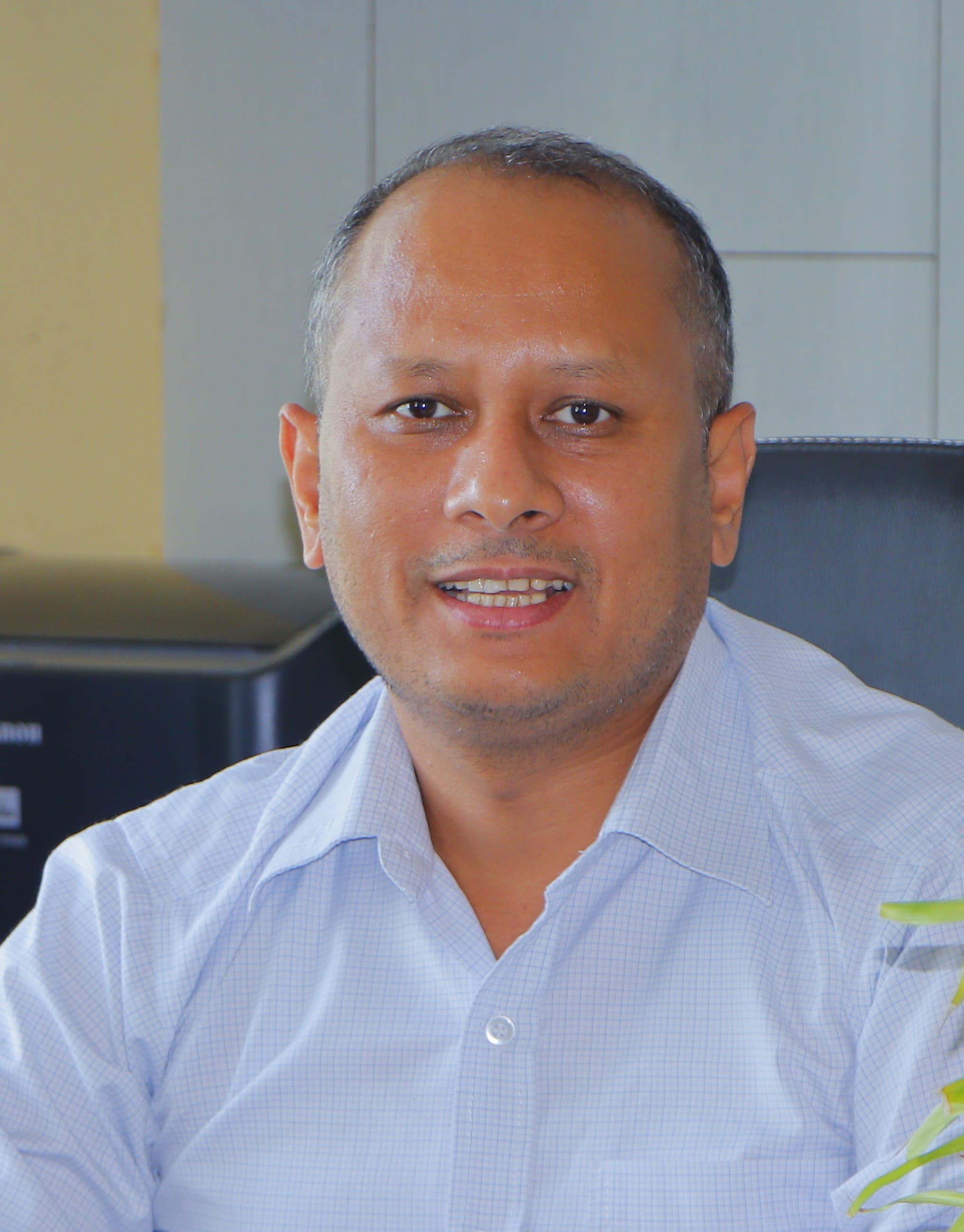 Portrait of Mr. Indra Baniya, Managing Director