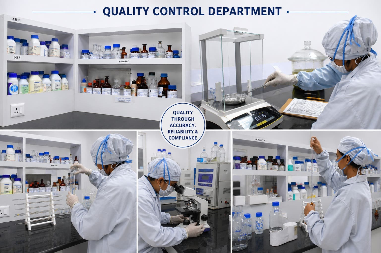 Quality Control Department department at Nivix Pharmaceuticals