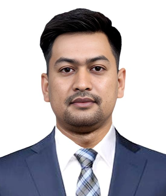 Portrait of Sushan Shrestha, Ast. Production Manager